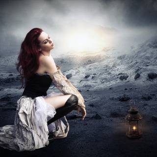 Gothic beauty wallpaper