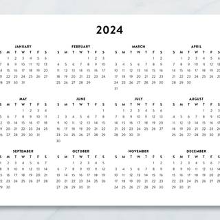 Calendar 2024 wallpaper