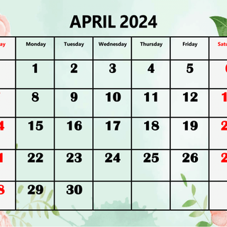 Calendar 2024 wallpaper