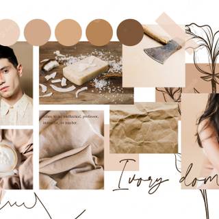 Spring moodboard desktop wallpaper