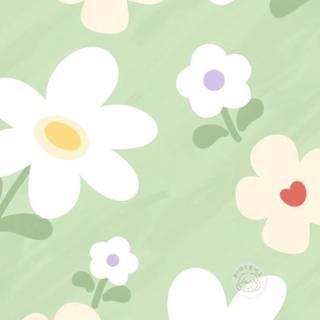 Preppy aesthetic spring wallpaper