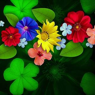 Abstract spring color wallpaper