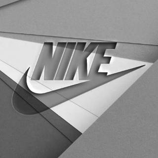 Grey Nike logo wallpaper