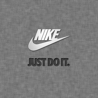 Grey Nike logo wallpaper