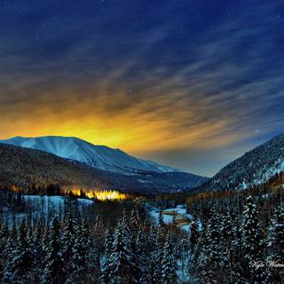 Alaskan mountains wallpaper