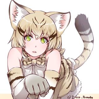 Kemono Friends Sand Cat wallpaper