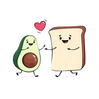 Toast cartoon wallpaper