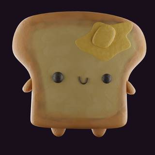 Toast cartoon wallpaper