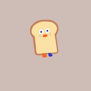 Toast cartoon wallpaper