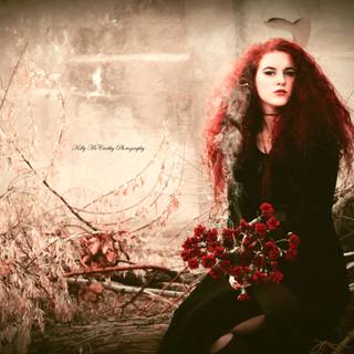 Gothic spring wallpaper