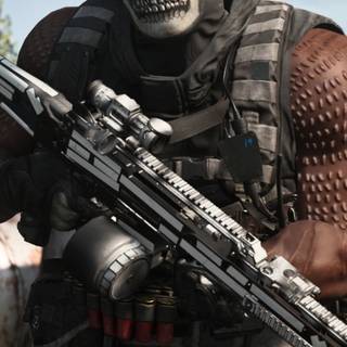 Ghost COD 4K iPhone wallpaper