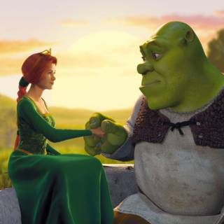 Shrek and Fiona wallpaper