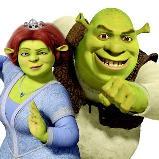 Shrek and Fiona wallpaper
