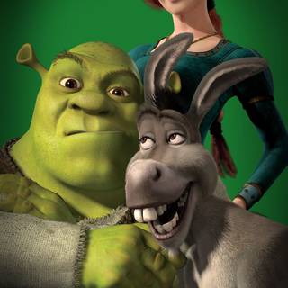 Shrek and Fiona wallpaper