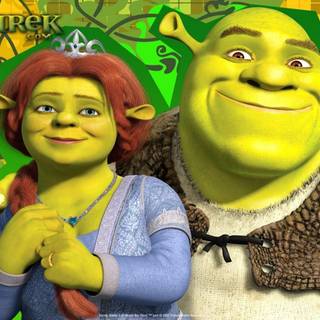 Shrek and Fiona wallpaper