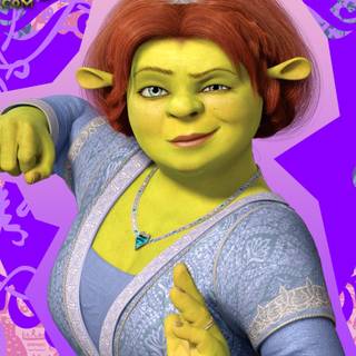 Shrek and Fiona wallpaper