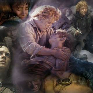 Frodo and Sam wallpaper