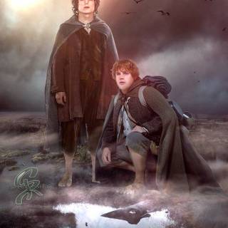 Frodo and Sam wallpaper