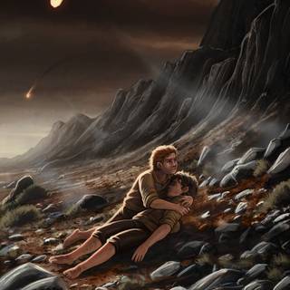 Frodo and Sam wallpaper