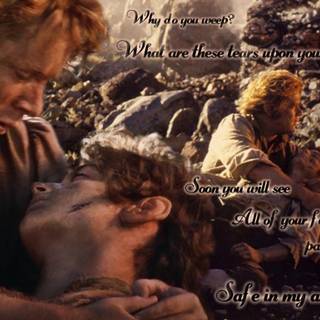 Frodo and Sam wallpaper