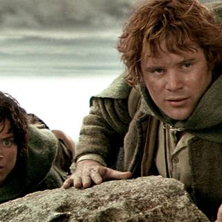 Frodo and Sam wallpaper