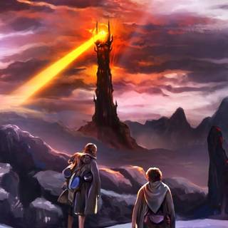 Frodo and Sam wallpaper