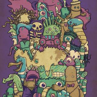 Monster Family wallpaper