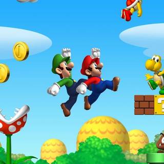 Super Mario game wallpaper