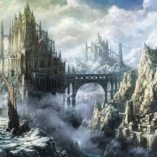 Anime palace wallpaper