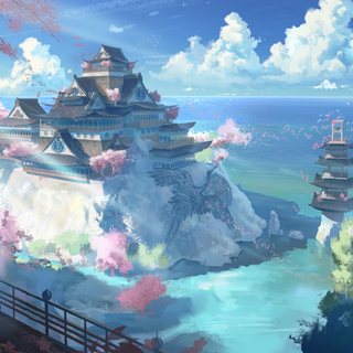 Anime palace wallpaper