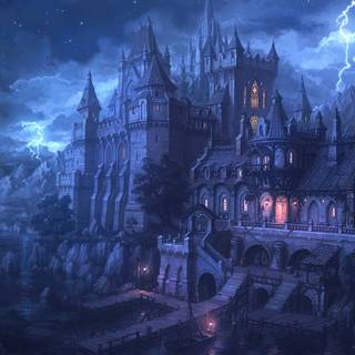 Anime palace wallpaper