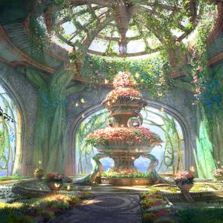 Anime palace wallpaper