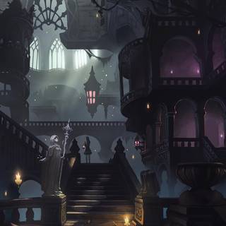 Anime palace wallpaper