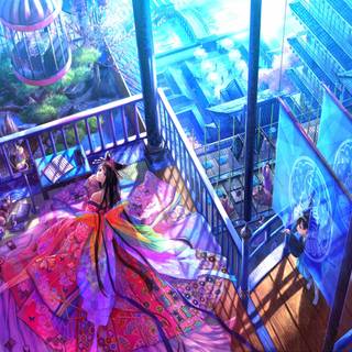 Anime palace wallpaper