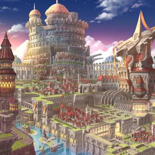 Anime palace wallpaper