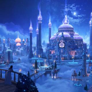 Anime palace wallpaper