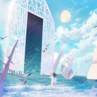 Anime palace wallpaper