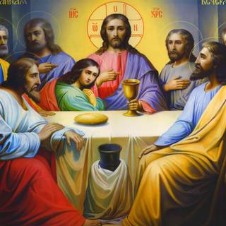 Jesus Last Supper wallpaper