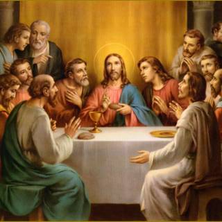 Jesus Last Supper wallpaper