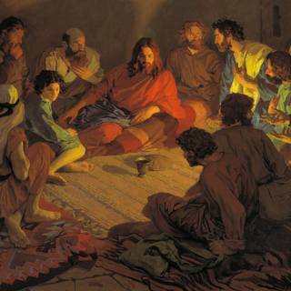 Jesus Last Supper wallpaper