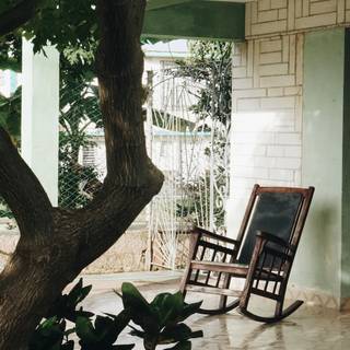 Rocking chair wallpaper