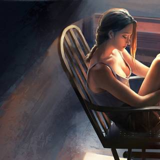 Rocking chair wallpaper