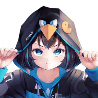 Arch Linux anime wallpaper
