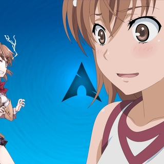 Arch Linux anime wallpaper
