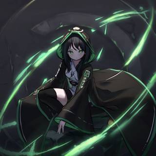 Arch Linux anime wallpaper