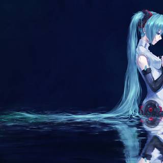 Arch Linux anime wallpaper