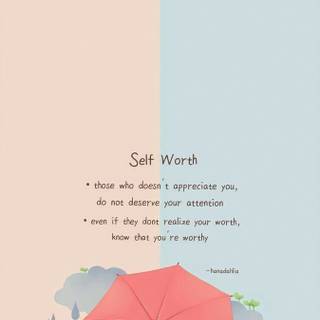 Self worth wallpaper