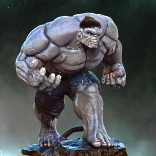 Hulk: Gray wallpaper