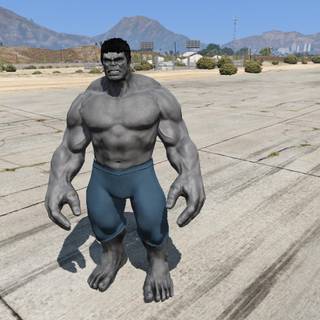 Hulk: Gray wallpaper