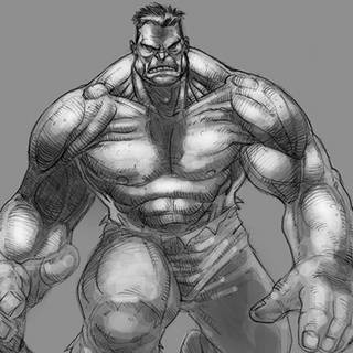 Hulk: Gray wallpaper